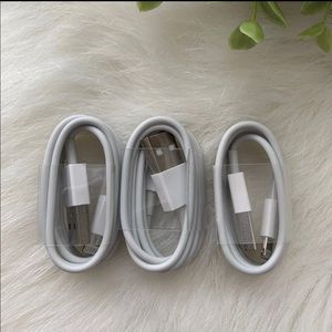 iPhone 3 Pack USB Charging Cables Unbranded